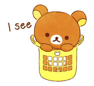 Rilakkuma beside you stickers รูปที่ 11