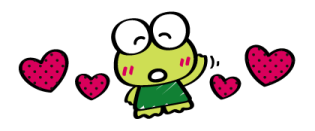 KEROKEROKEROPPI สติกเกอร์จิ๋ว รูปที่ 9