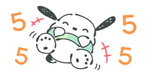 Pochacco สติกเกอร์จิ๋ว รูปที่ 14