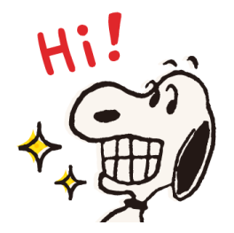 Snoopy สติกเกอร์อารมณ์ดี รูปที่ 1