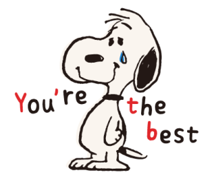 Snoopy สติกเกอร์อารมณ์ดี รูปที่ 3