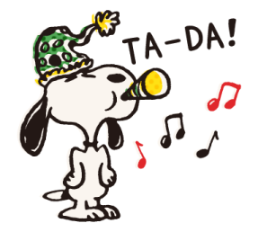 Snoopy สติกเกอร์อารมณ์ดี รูปที่ 6