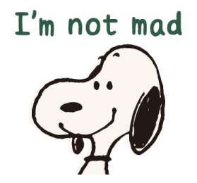 Snoopy สติกเกอร์อารมณ์ดี รูปที่ 16