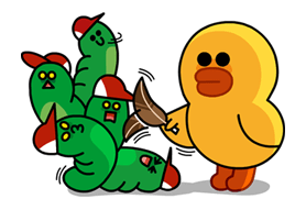 LINE Characters พ่นไฟ รูปที่ 2