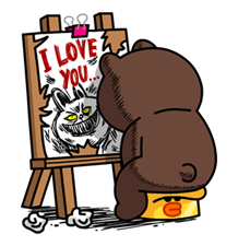 LINE Characters พ่นไฟ รูปที่ 27