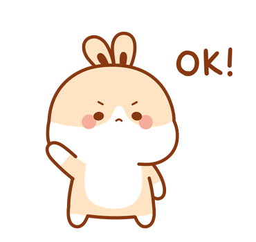กระต่ายทูจิ ป๊อบอัพสติกเกอร์ รูปที่ 13