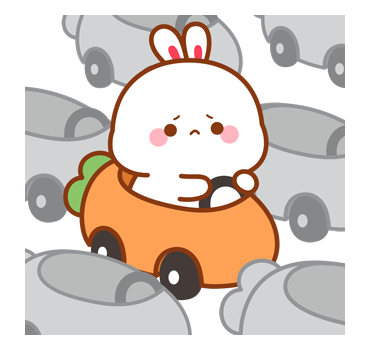 กระต่ายทูจิ ป๊อบอัพสติกเกอร์ รูปที่ 17