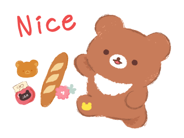 Rilakkuma marché stickers รูปที่ 2