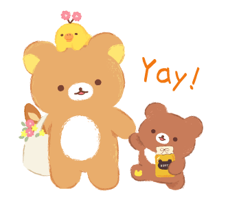 Rilakkuma marché stickers รูปที่ 4