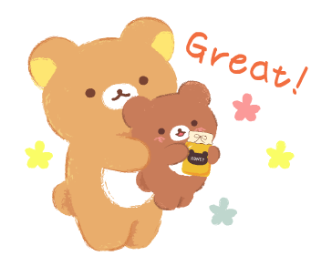 Rilakkuma marché stickers รูปที่ 6