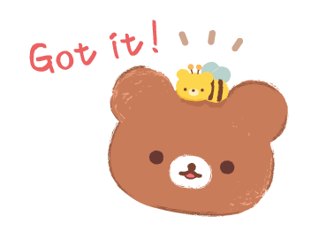 Rilakkuma marché stickers รูปที่ 7