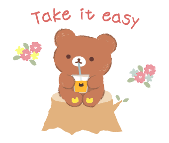 Rilakkuma marché stickers รูปที่ 15