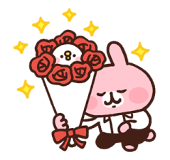 วันสติกเกอร์: Piske & Usagi จาก Kanahei รูปที่ 30