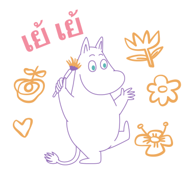 มูมิน สติกเกอร์โอกาสพิเศษ รูปที่ 11