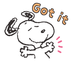 Snoopy กับผองเพื่อน สติกเกอร์เพื่อนซี้ รูปที่ 1