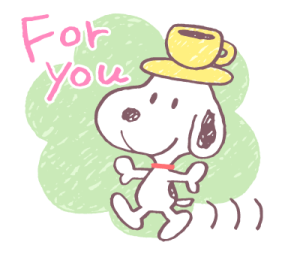 Snoopy สติกเกอร์ใช้ง่ายในลายเส้นวาดเล่น รูปที่ 3