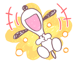Snoopy สติกเกอร์ใช้ง่ายในลายเส้นวาดเล่น รูปที่ 5