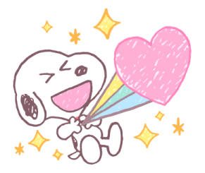 Snoopy สติกเกอร์ใช้ง่ายในลายเส้นวาดเล่น รูปที่ 10