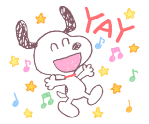 Snoopy สติกเกอร์ใช้ง่ายในลายเส้นวาดเล่น รูปที่ 16