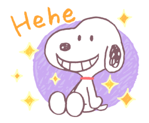 Snoopy สติกเกอร์ใช้ง่ายในลายเส้นวาดเล่น รูปที่ 26
