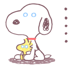 Snoopy สติกเกอร์ใช้ง่ายในลายเส้นวาดเล่น รูปที่ 36