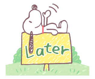 Snoopy สติกเกอร์ใช้ง่ายในลายเส้นวาดเล่น รูปที่ 40