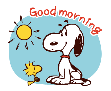 Snoopy คำทักทายที่ใช้บ่อย รูปที่ 1