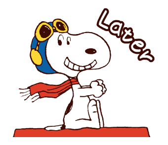 Snoopy คำทักทายที่ใช้บ่อย รูปที่ 24