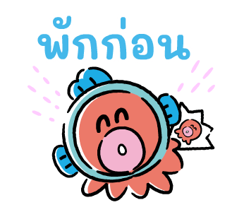 HANGYODON สติกเกอร์ดุ๊กดิ๊กสีพาสเทล รูปที่ 6