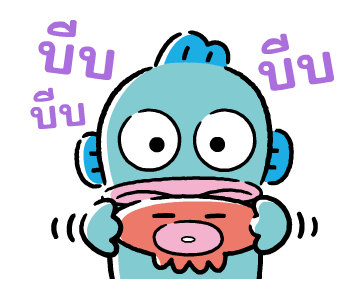 HANGYODON สติกเกอร์ดุ๊กดิ๊กสีพาสเทล รูปที่ 9