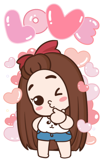 ปุกแป้ง น่ารัก บิ๊กสติกเกอร์ รูปที่ 2