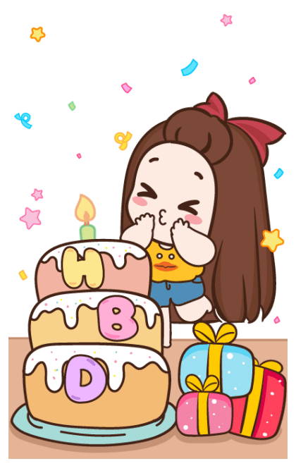 ปุกแป้ง น่ารัก บิ๊กสติกเกอร์ รูปที่ 21
