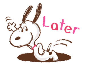 Snoopy คำพูดแสนดีสำหรับทุกคน♪ รูปที่ 40