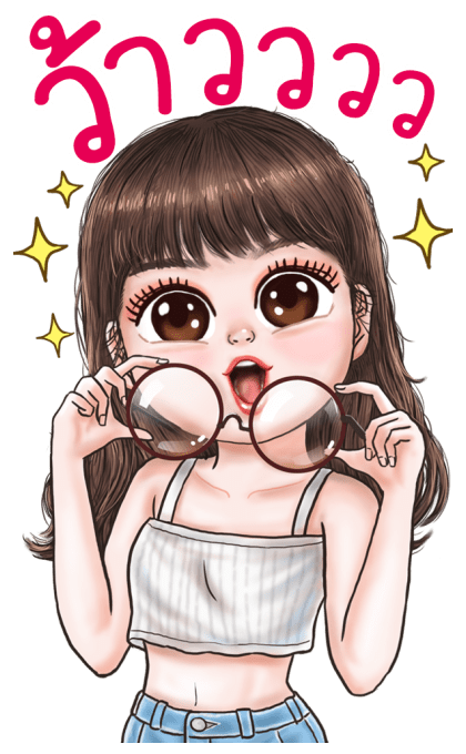 ฮันนี่ ฉ่ำเด้ง : บิ๊กสติกเกอร์ รูปที่ 1