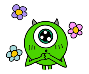 Monsters, Inc. สติกเกอร์คุยงาน รูปที่ 32
