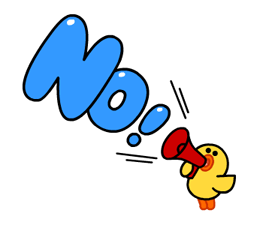 強烈拒絕 NO,Sticker 52002760