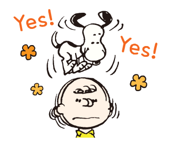 Snoopy สติกเกอร์ดุ๊กดิ๊กไม่พัก รูปที่ 2