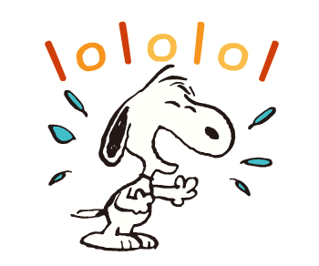 Snoopy สติกเกอร์ดุ๊กดิ๊กไม่พัก รูปที่ 13