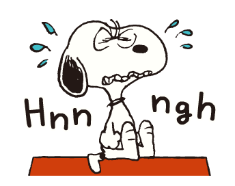Snoopy สติกเกอร์ดุ๊กดิ๊กไม่พัก รูปที่ 17