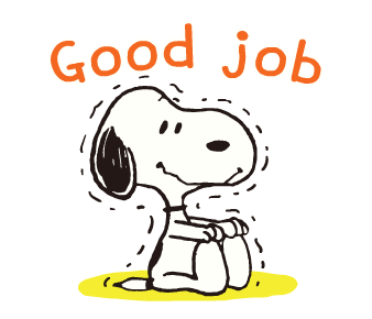 Snoopy สติกเกอร์ดุ๊กดิ๊กไม่พัก รูปที่ 18