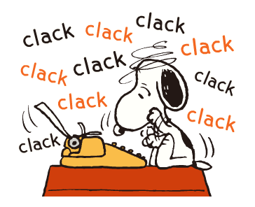 Snoopy สติกเกอร์ดุ๊กดิ๊กไม่พัก รูปที่ 23