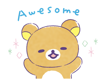 Rilakkuma, Always By Your Side stickers รูปที่ 5