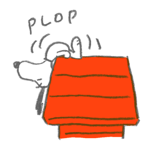 Snoopy สติกเกอร์ดุ๊กดิ๊กลายเส้นน่ารัก รูปที่ 5