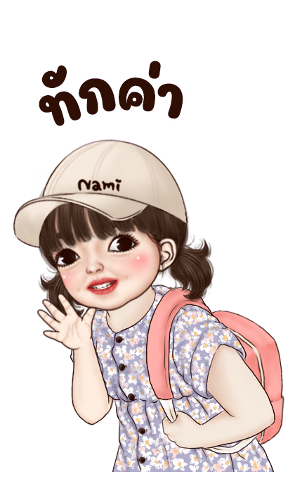 Nami Big sticker (cute girl) รูปที่ 1