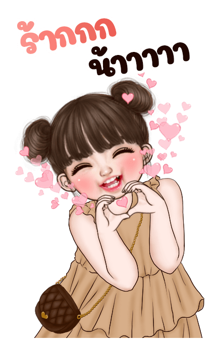 Nami Big sticker (cute girl) รูปที่ 7