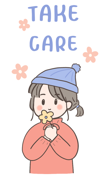 Uma: girl in winter (Big stickers) รูปที่ 6