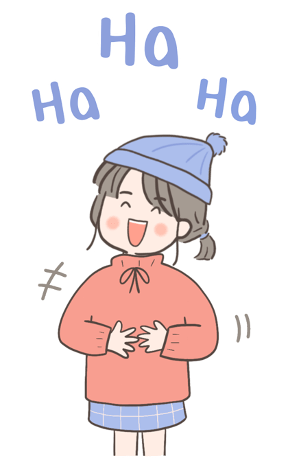 Uma: girl in winter (Big stickers) รูปที่ 16