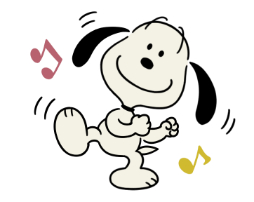 Snoopy สติกเกอร์ดุ๊กดิ๊กย้อนยุค รูปที่ 3