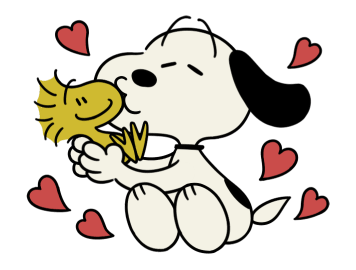 Snoopy สติกเกอร์ดุ๊กดิ๊กย้อนยุค รูปที่ 4
