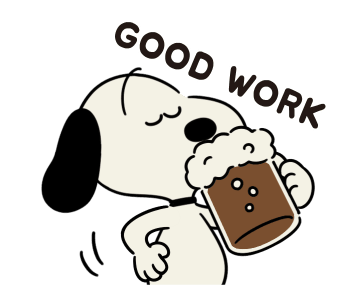 Snoopy สติกเกอร์ดุ๊กดิ๊กย้อนยุค รูปที่ 6